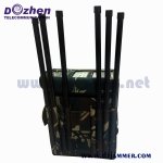 VIP Protection Security Backpack Jammer 6 Bands High Power GPS Cell Phone Signal Jammer